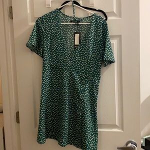 Nasty Gal green dress